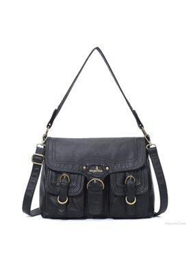 Vegan Leather Hobo Crossbody Tote Shoulder Bag Detachable Strap Women